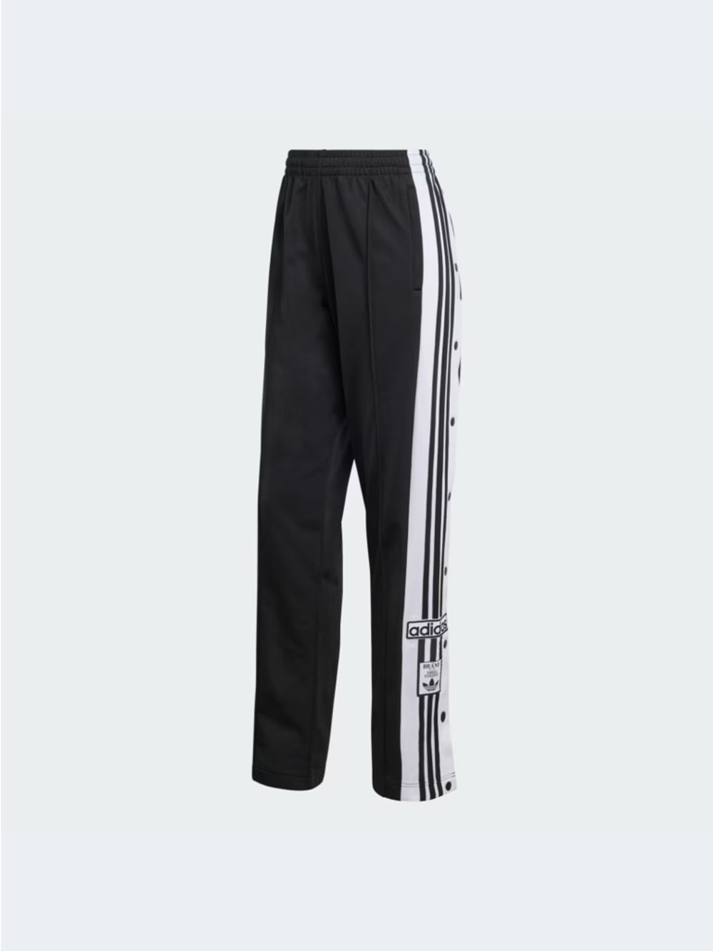 adidas Adibreak Snap Track Pants Black White 3 Stripe Women’s S Joggers